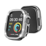 Doppelreihiges, hohles PC-Uhrengehäuse mit Diamantmuster, für Apple Watch Ultra 2 / Ultra 49 mm