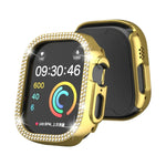 Doppelreihiges, hohles PC-Uhrengehäuse mit Diamantmuster, für Apple Watch Ultra 2 / Ultra 49 mm