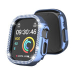 Doppelreihiges, hohles PC-Uhrengehäuse mit Diamantmuster, für Apple Watch Ultra 2 / Ultra 49 mm