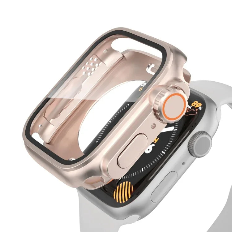 Wechseln Sie zur Ultra 49mm wasserdichten All-Inclusive-Hybrid-PC-Uhrenhülle, für Apple Watch Series 6 / 5 / 4 / SE 44mm, Apple Watch Series 6 / 5 / 4 / SE 40mm, Apple Watch Series 9 / 8 / 7 45mm, Apple Watch Series 9 / 8 / 7 41mm
