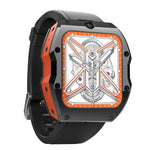 Model X Smartwatch, 1,99 Zoll, IP68 wasserdicht, Android 9.0, 4G, Dual-Kamera, Keramikgehäuse, 2 GB + 16 GB, 4 GB + 128 GB