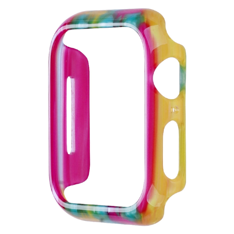 Bedrucktes Resin-PC-Uhrengehäuse, Für Apple Watch Series 6 / 5 / 4 / SE 44mm, Für Apple Watch Series 6 / 5 / 4 / SE 40mm, Für Apple Watch Ultra 2 / Ultra 49mm, Für Apple Watch Series 8 / 7 45mm
