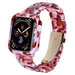 Gehäuse-Set aus bedrucktem Polycarbonat-Harz für Apple Watch Series 6/5/4/SE (44 mm), Apple Watch Series 6/5/4/SE (40 mm), Apple Watch Series 9/8/7 (45 mm) und Apple Watch Series 9/8/7 (41 mm)