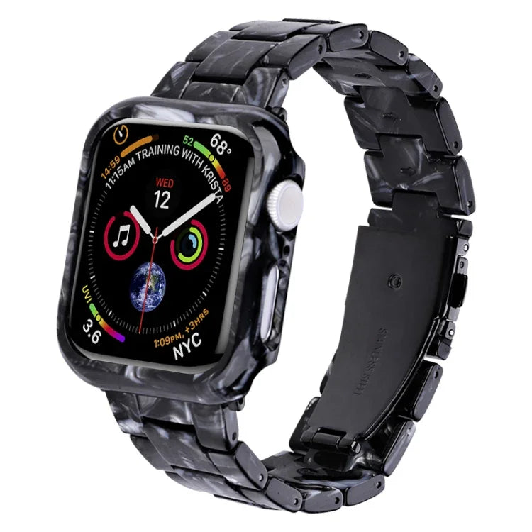Gehäuse-Set aus bedrucktem Polycarbonat-Harz für Apple Watch Series 6/5/4/SE (44 mm), Apple Watch Series 6/5/4/SE (40 mm), Apple Watch Series 9/8/7 (45 mm) und Apple Watch Series 9/8/7 (41 mm)