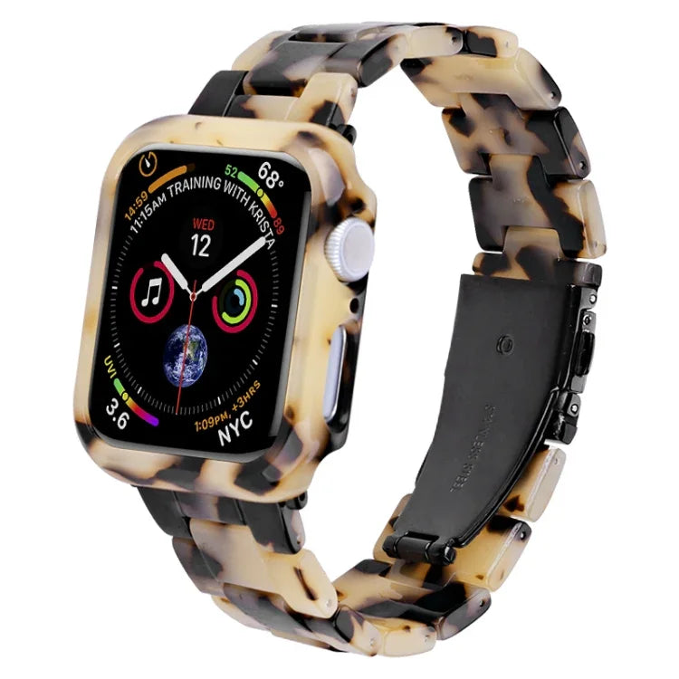 Gehäuse-Set aus bedrucktem Polycarbonat-Harz für Apple Watch Series 6/5/4/SE (44 mm), Apple Watch Series 6/5/4/SE (40 mm), Apple Watch Series 9/8/7 (45 mm) und Apple Watch Series 9/8/7 (41 mm)