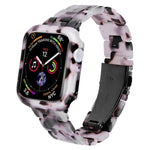 Gehäuse-Set aus bedrucktem Polycarbonat-Harz für Apple Watch Series 6/5/4/SE (44 mm), Apple Watch Series 6/5/4/SE (40 mm), Apple Watch Series 9/8/7 (45 mm) und Apple Watch Series 9/8/7 (41 mm)