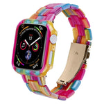 Gehäuse-Set aus bedrucktem Polycarbonat-Harz für Apple Watch Series 6/5/4/SE (44 mm), Apple Watch Series 6/5/4/SE (40 mm), Apple Watch Series 9/8/7 (45 mm) und Apple Watch Series 9/8/7 (41 mm)