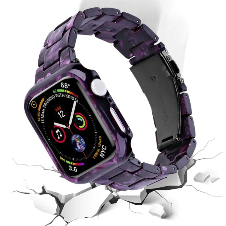 Gehäuse-Set aus bedrucktem Polycarbonat-Harz für Apple Watch Series 6/5/4/SE (44 mm), Apple Watch Series 6/5/4/SE (40 mm), Apple Watch Series 9/8/7 (45 mm) und Apple Watch Series 9/8/7 (41 mm)