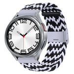 Nylon-geflochtenes Uhrenarmband mit Metallschnalle, für Samsung Galaxy Watch 6 / 6 Classic