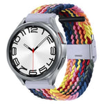 Nylon-geflochtenes Uhrenarmband mit Metallschnalle, für Samsung Galaxy Watch 6 / 6 Classic