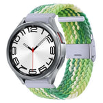 Nylon-geflochtenes Uhrenarmband mit Metallschnalle, für Samsung Galaxy Watch 6 / 6 Classic