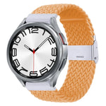 Nylon-geflochtenes Uhrenarmband mit Metallschnalle, für Samsung Galaxy Watch 6 / 6 Classic