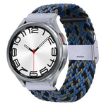 Nylon-geflochtenes Uhrenarmband mit Metallschnalle, für Samsung Galaxy Watch 6 / 6 Classic