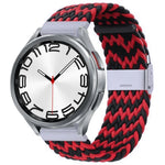 Nylon-geflochtenes Uhrenarmband mit Metallschnalle, für Samsung Galaxy Watch 6 / 6 Classic