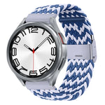 Nylon-geflochtenes Uhrenarmband mit Metallschnalle, für Samsung Galaxy Watch 6 / 6 Classic