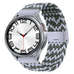 Nylon-geflochtenes Uhrenarmband mit Metallschnalle, für Samsung Galaxy Watch 6 / 6 Classic