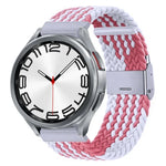Nylon-geflochtenes Uhrenarmband mit Metallschnalle, für Samsung Galaxy Watch 6 / 6 Classic