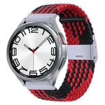 Nylon-geflochtenes Uhrenarmband mit Metallschnalle, für Samsung Galaxy Watch 6 / 6 Classic