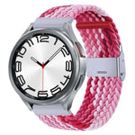 Nylon-geflochtenes Uhrenarmband mit Metallschnalle, für Samsung Galaxy Watch 6 / 6 Classic