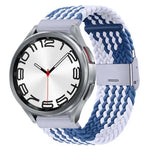 Nylon-geflochtenes Uhrenarmband mit Metallschnalle, für Samsung Galaxy Watch 6 / 6 Classic