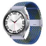 Nylon-geflochtenes Uhrenarmband mit Metallschnalle, für Samsung Galaxy Watch 6 / 6 Classic