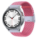 Nylon-geflochtenes Uhrenarmband mit Metallschnalle, für Samsung Galaxy Watch 6 / 6 Classic