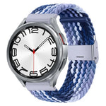 Nylon-geflochtenes Uhrenarmband mit Metallschnalle, für Samsung Galaxy Watch 6 / 6 Classic