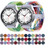 Nylon-geflochtenes Uhrenarmband mit Metallschnalle, für Samsung Galaxy Watch 6 / 6 Classic