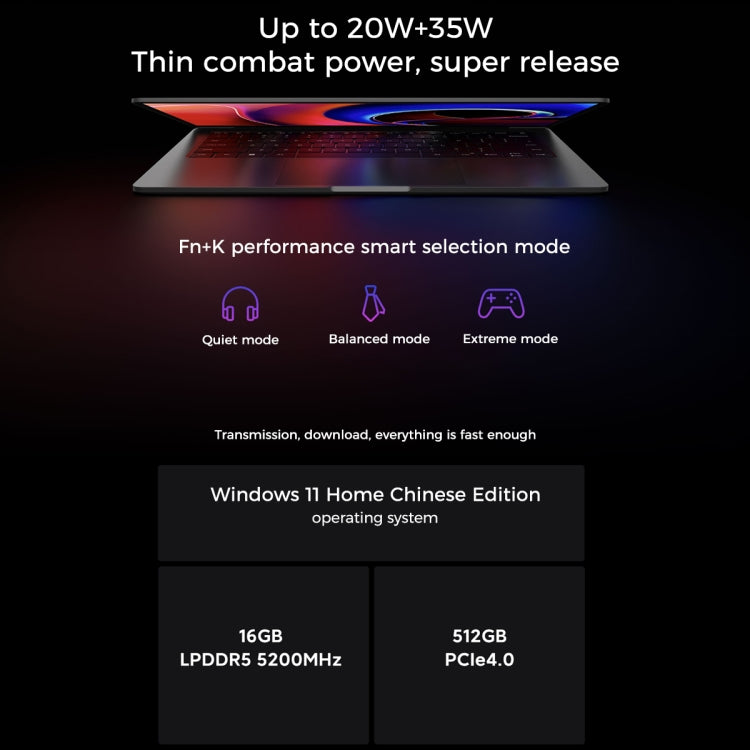 Xiaomi RedmiBook Pro 14 Zoll Laptop, Windows 11 Home Chinesische Version, Intel 12. Gen Core i7-12650H Deca Core MX550 Discrete Grafik, i7-12650H MX550
