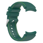 Leder-Silikon-Uhrenarmband, für Samsung Galaxy Watch 6 / 6 Classic