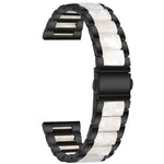 Dreireihiges Uhrenarmband aus Kunstharz und Metall, passend für Samsung Galaxy Watch 6 / 6 Classic