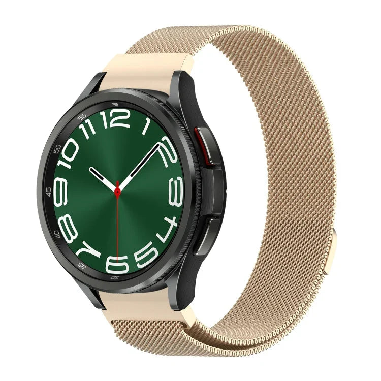 Milan Magnetic Metal Watch Band, For Samsung Galaxy Watch 6 / 6 Classic