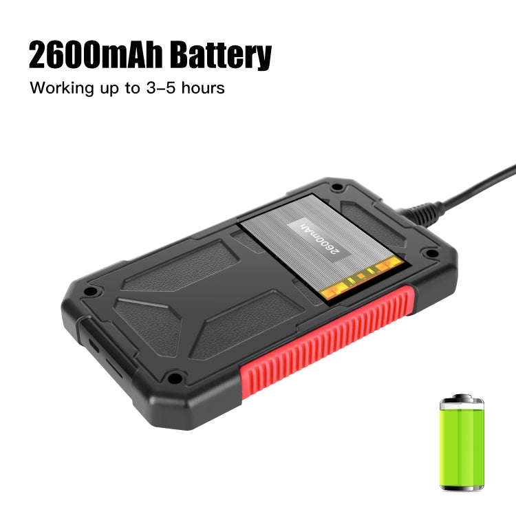 P40 3,9mm Rotes HD Wasserdichtes tragbares integriertes handgehaltenes vertikales Bildschirm-Industrieendoskop, 2m, 5m, 10m