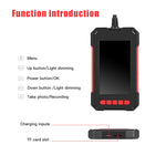 P40 3,9mm Rotes HD Wasserdichtes tragbares integriertes handgehaltenes vertikales Bildschirm-Industrieendoskop, 2m, 5m, 10m