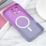 Flüssiges TPU-Silikon-MagSafe-Handyhülle mit Farbverlauf, Für iPhone 17e / 16e, Für iPhone 17 Pro Max, Für iPhone 17 Pro, Für iPhone 17, Für iPhone Air, Für iPhone 16 Pro Max, Für iPhone 16 Pro, Für iPhone 16 Plus