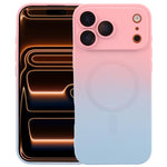 Flüssiges TPU-Silikon-MagSafe-Handyhülle mit Farbverlauf, Für iPhone 17e / 16e, Für iPhone 17 Pro Max, Für iPhone 17 Pro, Für iPhone 17, Für iPhone Air, Für iPhone 16 Pro Max, Für iPhone 16 Pro, Für iPhone 16 Plus