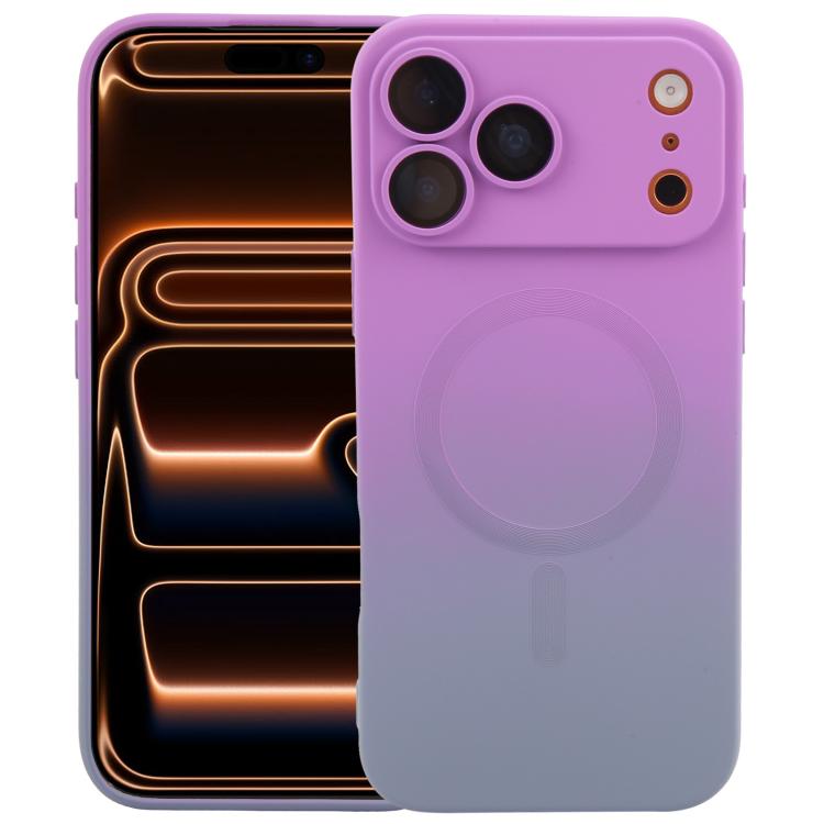 Flüssiges TPU-Silikon-MagSafe-Handyhülle mit Farbverlauf, Für iPhone 17e / 16e, Für iPhone 17 Pro Max, Für iPhone 17 Pro, Für iPhone 17, Für iPhone Air, Für iPhone 16 Pro Max, Für iPhone 16 Pro, Für iPhone 16 Plus