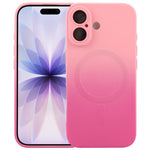 Flüssiges TPU-Silikon-MagSafe-Handyhülle mit Farbverlauf, Für iPhone 17e / 16e, Für iPhone 17 Pro Max, Für iPhone 17 Pro, Für iPhone 17, Für iPhone Air, Für iPhone 16 Pro Max, Für iPhone 16 Pro, Für iPhone 16 Plus