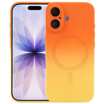 Flüssiges TPU-Silikon-MagSafe-Handyhülle mit Farbverlauf, Für iPhone 17e / 16e, Für iPhone 17 Pro Max, Für iPhone 17 Pro, Für iPhone 17, Für iPhone Air, Für iPhone 16 Pro Max, Für iPhone 16 Pro, Für iPhone 16 Plus