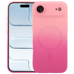 Flüssiges TPU-Silikon-MagSafe-Handyhülle mit Farbverlauf, Für iPhone 17e / 16e, Für iPhone 17 Pro Max, Für iPhone 17 Pro, Für iPhone 17, Für iPhone Air, Für iPhone 16 Pro Max, Für iPhone 16 Pro, Für iPhone 16 Plus