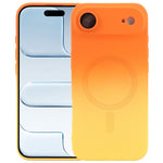 Flüssiges TPU-Silikon-MagSafe-Handyhülle mit Farbverlauf, Für iPhone 17e / 16e, Für iPhone 17 Pro Max, Für iPhone 17 Pro, Für iPhone 17, Für iPhone Air, Für iPhone 16 Pro Max, Für iPhone 16 Pro, Für iPhone 16 Plus