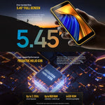 Ulefone Armor X12 Pro, robustes Smartphone (IP68/IP69K), 5,45 Zoll, Android 15, MediaTek Helio G36 Octa-Core-Prozessor, Netzwerk: 4G, NFC, 4 GB + 64 GB