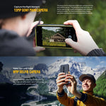 Ulefone Armor X12 Pro, robustes Smartphone (IP68/IP69K), 5,45 Zoll, Android 15, MediaTek Helio G36 Octa-Core-Prozessor, Netzwerk: 4G, NFC, 4 GB + 64 GB