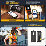 Ulefone Armor X12 Pro, robustes Smartphone (IP68/IP69K), 5,45 Zoll, Android 15, MediaTek Helio G36 Octa-Core-Prozessor, Netzwerk: 4G, NFC, 4 GB + 64 GB