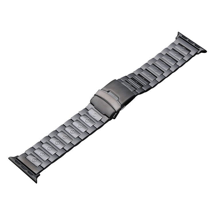 Sicherheitsverschluss Titanstahl Uhrenarmband, Für Apple Watch Series 5 44mm, Für Apple Watch Series 5 40mm, Für Apple Watch Series 4 44mm, Für Apple Watch 42mm, Für Apple Watch Series 4 40mm, Für Apple Watch Series 3 38mm, Für Apple Watch 38mm