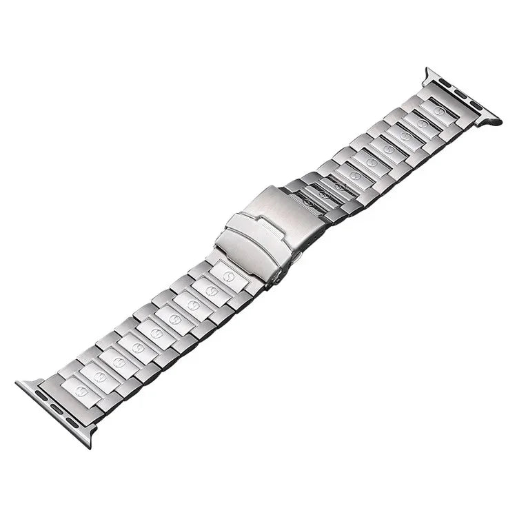Sicherheitsverschluss Titanstahl Uhrenarmband, Für Apple Watch Series 5 44mm, Für Apple Watch Series 5 40mm, Für Apple Watch Series 4 44mm, Für Apple Watch 42mm, Für Apple Watch Series 4 40mm, Für Apple Watch Series 3 38mm, Für Apple Watch 38mm