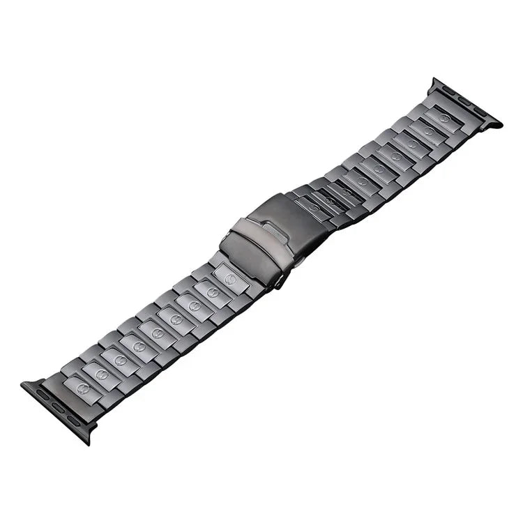 Sicherheitsverschluss Titanstahl Uhrenarmband, Für Apple Watch Series 5 44mm, Für Apple Watch Series 5 40mm, Für Apple Watch Series 4 44mm, Für Apple Watch 42mm, Für Apple Watch Series 4 40mm, Für Apple Watch Series 3 38mm, Für Apple Watch 38mm