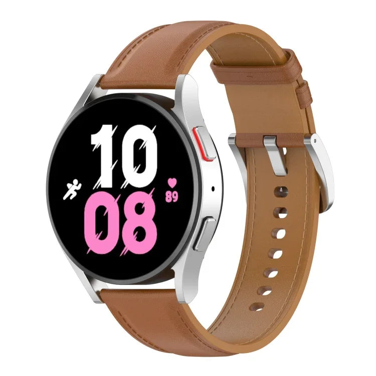 Ersatzarmband aus Leder für Samsung Galaxy Watch 6 / 6 Classic