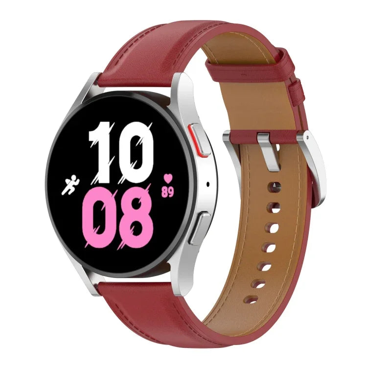 Ersatzarmband aus Leder für Samsung Galaxy Watch 6 / 6 Classic