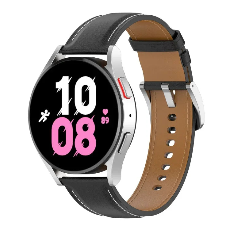Ersatzarmband aus Leder für Samsung Galaxy Watch 6 / 6 Classic